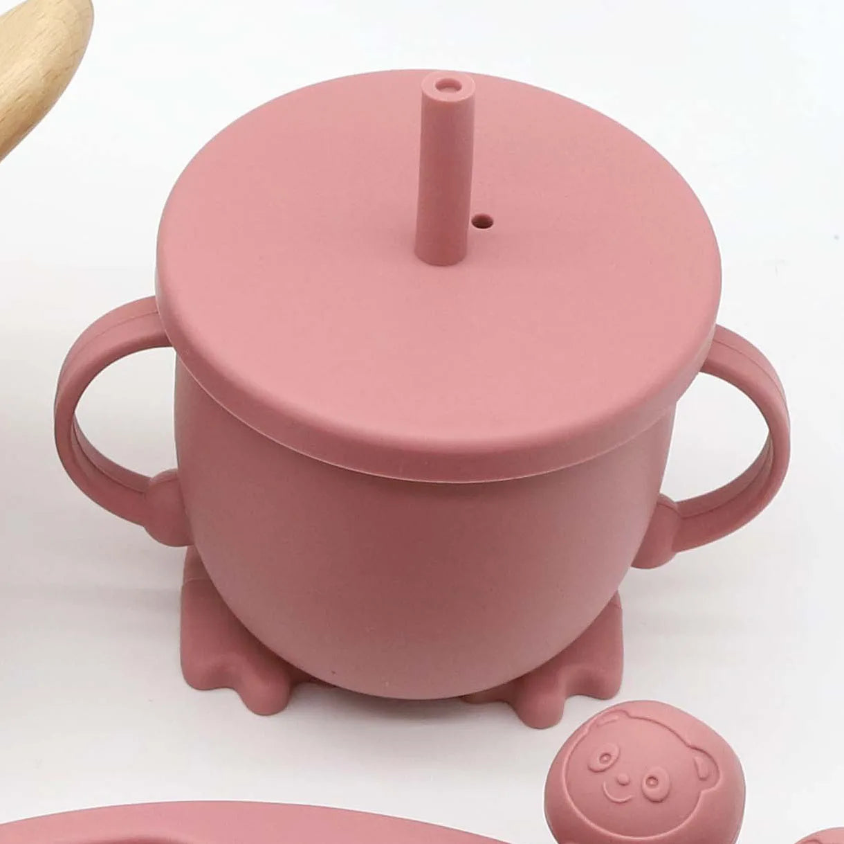 Ensemble de vaisselle en silicone 8 pièces