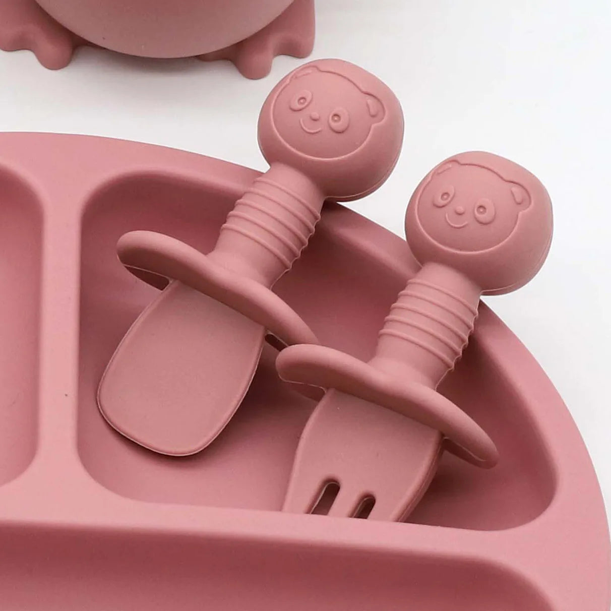 Ensemble de vaisselle en silicone 8 pièces