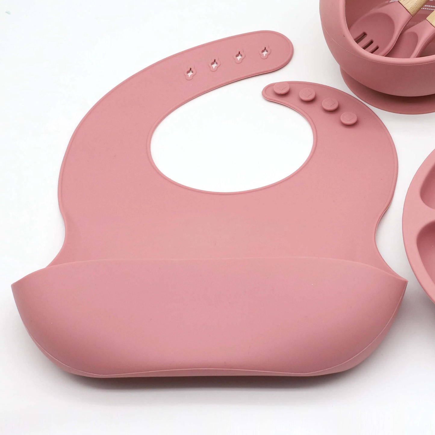 Ensemble de vaisselle en silicone 8 pièces