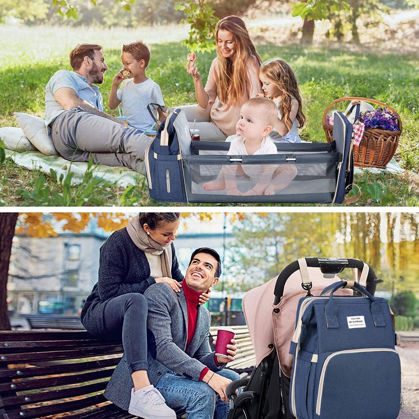 Sac à Langer "Nomade Pro" 3-en-1 🎒✨